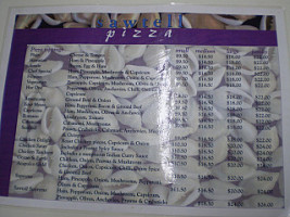 The Sawtell Hotel menu