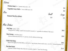 The Merimbula RSL Club menu