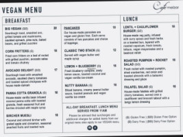 Cafe Melzar menu