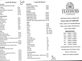 Seafood Spot menu