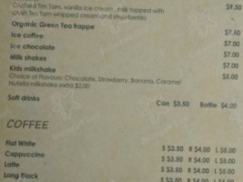 Kismet Cafe Auburn menu