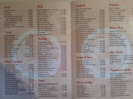 Dunsborough Chinese Restaurant menu