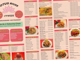 Lotus River Chinese Smorgasbord menu