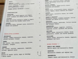 Filante Woodfire Pizzeria Banksmeadow menu