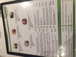 Cafe I Ching menu