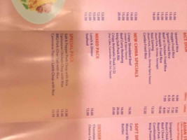 New China Kennington menu