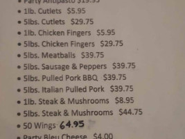 4th Street Pub menu