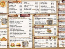 Noah's Ark Fish Eatery menu