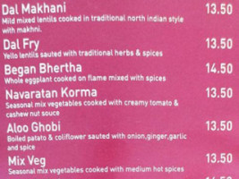 Indian Terrace Blacktown menu