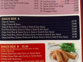 Yoohoo Chinese Takeaway menu