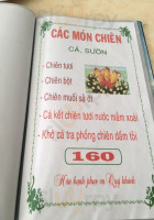 Bảy Bồng 2 menu