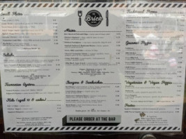 The Brick Factory menu