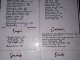 Chopstyx menu