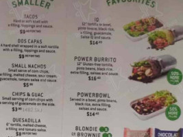 Zambrero menu