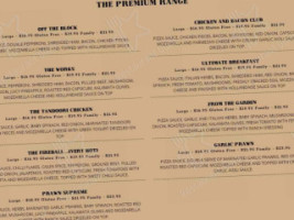 Cravin Pizza Cooroy menu