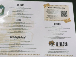 Il Bacco Italian Dining menu