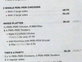 Nando's Albany Creek menu