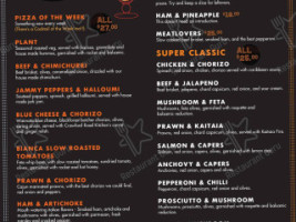 Neighborhood Pizzeria menu