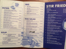 Noy Thai Take Away menu