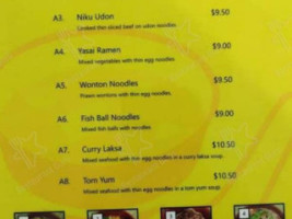 Sachinoya Noodles Sushi menu