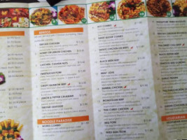 Mrs Lin's Kitchen menu