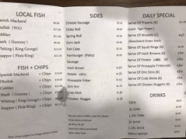 Bassendean Sea Foods menu