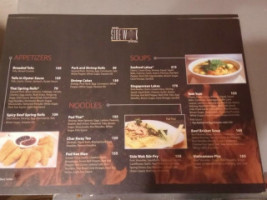 Asian Sidewok Kitchen menu