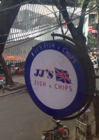 Jj's Fish Chips inside