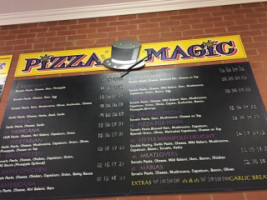 Pizza Magic menu