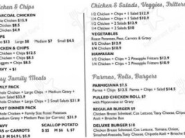 Casey Central Charcoal Chicken menu