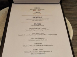 Char Steak And Seafood menu