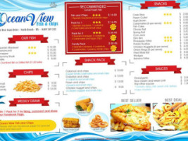 Beachcombers By The Sea menu