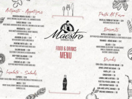 Maestro Sourdough Pizza menu