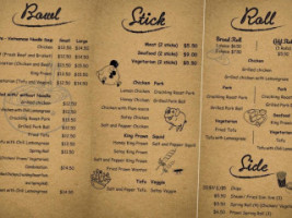 Luna Station-south Australia menu