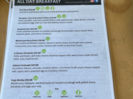 Avenue Cafe Mackay menu