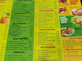 Dosa Plaza menu