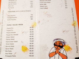 Mr. Idli menu