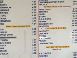 Tuakau Takeaways menu