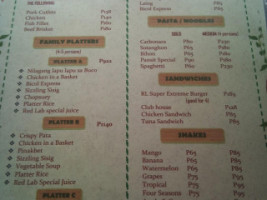 Red Labuyo menu