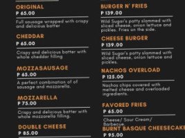 Wild Sugar Talisay menu