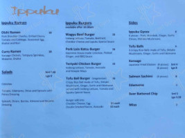 Ippuku menu