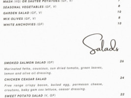 Cooly Breeze Rooftop Restaurant Bar menu