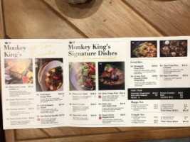 Monkey King Thai Drummoyne menu