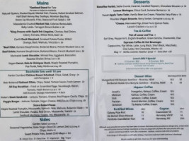 Noah's On The Beach menu