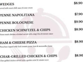 Sazio Italian menu