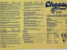 Cheesy Charlies Daw Park menu