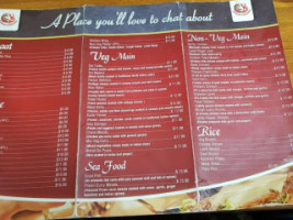 Chaat Corner menu