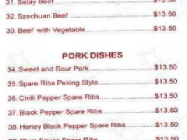 Rockingham Noodle Shop menu