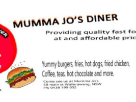 Mumma Jo’s Diner menu