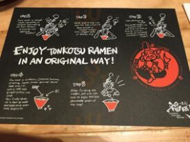 Ikkoryu Fukuoka Ramen menu